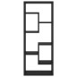 vidaXL Estante de pared madera contrachapada negro 36x16x90 cm vidaXL Estante de pared madera contrachapada negro 36x16x90 cm