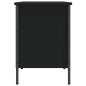 vidaXL Zapatero madera de ingeniería negro 131x35x50 cm vidaXL Zapatero madera de ingeniería negro 131x35x50 cm