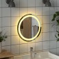 vidaXL Espejo de baño LED redondo 40 cm vidaXL Espejo de baño LED redondo 40 cm