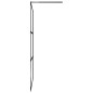 vidaXL Mampara de ducha accesible vidrio ESG claro negro 80x195 cm vidaXL Mampara de ducha accesible vidrio ESG claro negro 80x195 cm