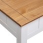 vidaXL Mesa de centro madera de pino estilo Panamá blanco 100x60x45 cm vidaXL Mesa de centro madera de pino estilo Panamá blanco 100x60x45 cm