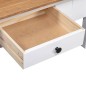 vidaXL Mesa de centro madera de pino estilo Panamá blanco 100x60x45 cm vidaXL Mesa de centro madera de pino estilo Panamá blanco 100x60x45 cm