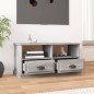 vidaXL Mueble para TV madera contrachapada gris Sonoma 93x35,5x45 cm vidaXL Mueble para TV madera contrachapada gris Sonoma 93x35,5x45 cm