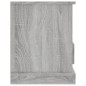 vidaXL Mueble para TV madera contrachapada gris Sonoma 93x35,5x45 cm vidaXL Mueble para TV madera contrachapada gris Sonoma 93x35,5x45 cm