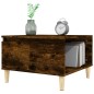 vidaXL Mesa de centro madera contrachapada roble ahumado 55x55x36,5 cm vidaXL Mesa de centro madera contrachapada roble ahumado 55x55x36,5 cm