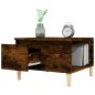 vidaXL Mesa de centro madera contrachapada roble ahumado 55x55x36,5 cm vidaXL Mesa de centro madera contrachapada roble ahumado 55x55x36,5 cm