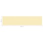 vidaXL Toldo para balcón HDPE beige 90x400 cm vidaXL Toldo para balcón HDPE beige 90x400 cm