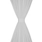 vidaXL Cortinas de micro-raso con bucles 2 unidades blanco 140x225 cm vidaXL Cortinas de micro-raso con bucles 2 unidades blanco 140x225 cm