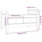 vidaXL Banco de recibidor madera maciza de pino blanco 80x40x43 cm vidaXL Banco de recibidor madera maciza de pino blanco 80x40x43 cm