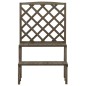 vidaXL Soporte de plantas y enrejado madera de abeto gris 70x42x115 cm vidaXL Soporte de plantas y enrejado madera de abeto gris 70x42x115 cm