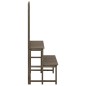 vidaXL Soporte de plantas y enrejado madera de abeto gris 70x42x115 cm vidaXL Soporte de plantas y enrejado madera de abeto gris 70x42x115 cm