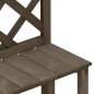 vidaXL Soporte de plantas y enrejado madera de abeto gris 70x42x115 cm vidaXL Soporte de plantas y enrejado madera de abeto gris 70x42x115 cm