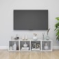vidaXL Muebles TV 2 uds madera contrachapada blanco brillo 37x35x37 cm vidaXL Muebles TV 2 uds madera contrachapada blanco brillo 37x35x37 cm