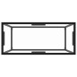vidaXL Mesa consola vidrio templado transparente 80x35x75 cm vidaXL Mesa consola vidrio templado transparente 80x35x75 cm