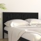 vidaXL Cabecero de cama madera maciza de pino negro 145,5x4x100 cm vidaXL Cabecero de cama madera maciza de pino negro 145,5x4x100 cm