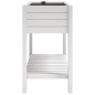 vidaXL Jardinera alta polipropileno blanco 110x45x79 cm vidaXL Jardinera alta polipropileno blanco 110x45x79 cm
