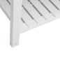 vidaXL Jardinera alta polipropileno blanco 110x45x79 cm vidaXL Jardinera alta polipropileno blanco 110x45x79 cm
