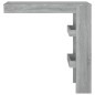 vidaXL Mesa de bar de pared madera contrachapada gris 102x45x103,5cm vidaXL Mesa de bar de pared madera contrachapada gris 102x45x103,5cm