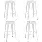 vidaXL Mesa alta y taburetes de bar 5 piezas blanco vidaXL Mesa alta y taburetes de bar 5 piezas blanco