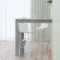 vidaXL Mesa de bar de pared madera contrachapada gris 102x45x103,5cm vidaXL Mesa de bar de pared madera contrachapada gris 102x45x103,5cm