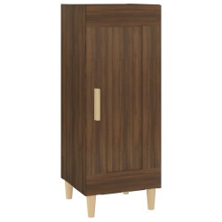 vidaXL Aparador madera de ingeniería marrón roble 34,5x34x90 cm