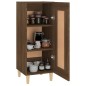 vidaXL Aparador madera de ingeniería marrón roble 34,5x34x90 cm vidaXL Aparador madera de ingeniería marrón roble 34,5x34x90 cm