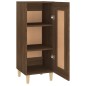 vidaXL Aparador madera de ingeniería marrón roble 34,5x34x90 cm vidaXL Aparador madera de ingeniería marrón roble 34,5x34x90 cm