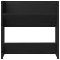 vidaXL Zapatero de pared madera contrachapada negro 60x18x60 cm vidaXL Zapatero de pared madera contrachapada negro 60x18x60 cm