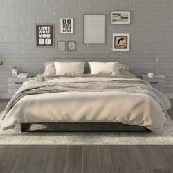 vidaXL Mesita de noche 2 unidades gris sonoma 40x35x47,5 cm