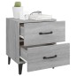 vidaXL Mesita de noche 2 unidades gris sonoma 40x35x47,5 cm vidaXL Mesita de noche 2 unidades gris sonoma 40x35x47,5 cm