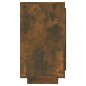 vidaXL Aparador color roble ahumado 80x40x75 cm