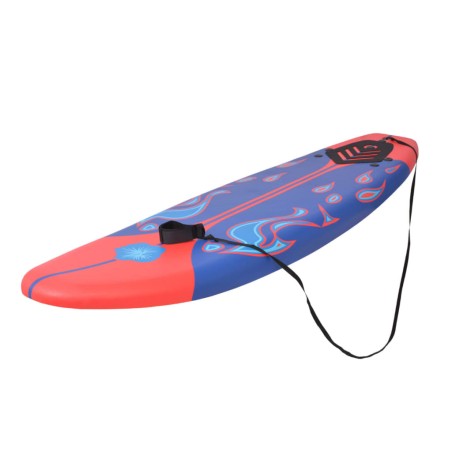vidaXL Tabla de surf azul y roja 170 cm