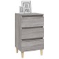 vidaXL Mesita de noche madera contrachapada gris Sonoma 40x35x70 cm vidaXL Mesita de noche madera contrachapada gris Sonoma 40x35x70 cm