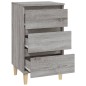 vidaXL Mesita de noche madera contrachapada gris Sonoma 40x35x70 cm vidaXL Mesita de noche madera contrachapada gris Sonoma 40x35x70 cm