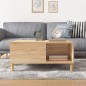 vidaXL Mesa de centro madera contrachapada roble Sonoma 80x80x36,5 cm vidaXL Mesa de centro madera contrachapada roble Sonoma 80x80x36,5 cm