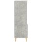 vidaXL Aparador alto madera contrachapada gris hormigón 40x36x110 cm vidaXL Aparador alto madera contrachapada gris hormigón 40x36x110 cm