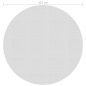 vidaXL Cubierta solar de piscina de PE flotante gris 455 cm