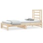 vidaXL Sofá cama extraíble madera maciza de pino 2x(90x200) cm vidaXL Sofá cama extraíble madera maciza de pino 2x(90x200) cm