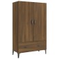 vidaXL Aparador alto de madera contrachapada marrón roble 70x31x115 cm vidaXL Aparador alto de madera contrachapada marrón roble 70x31x115 cm