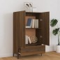 vidaXL Aparador alto de madera contrachapada marrón roble 70x31x115 cm vidaXL Aparador alto de madera contrachapada marrón roble 70x31x115 cm