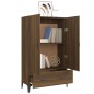 vidaXL Aparador alto de madera contrachapada marrón roble 70x31x115 cm vidaXL Aparador alto de madera contrachapada marrón roble 70x31x115 cm