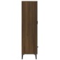 vidaXL Aparador alto de madera contrachapada marrón roble 70x31x115 cm vidaXL Aparador alto de madera contrachapada marrón roble 70x31x115 cm