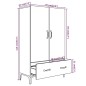 vidaXL Aparador alto de madera contrachapada marrón roble 70x31x115 cm vidaXL Aparador alto de madera contrachapada marrón roble 70x31x115 cm