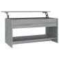 vidaXL Mesa de centro madera contrachapada gris Sonoma 102x50x52,5 cm vidaXL Mesa de centro madera contrachapada gris Sonoma 102x50x52,5 cm