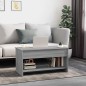 vidaXL Mesa de centro madera contrachapada gris Sonoma 102x50x52,5 cm vidaXL Mesa de centro madera contrachapada gris Sonoma 102x50x52,5 cm