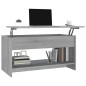 vidaXL Mesa de centro madera contrachapada gris Sonoma 102x50x52,5 cm vidaXL Mesa de centro madera contrachapada gris Sonoma 102x50x52,5 cm