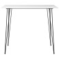 vidaXL Mesa alta y taburetes de bar 7 piezas blanco vidaXL Mesa alta y taburetes de bar 7 piezas blanco