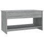 vidaXL Mesa de centro madera contrachapada gris Sonoma 102x50x52,5 cm vidaXL Mesa de centro madera contrachapada gris Sonoma 102x50x52,5 cm