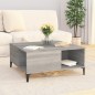 vidaXL Mesa de centro madera contrachapada gris Sonoma 80x80x36,5 cm vidaXL Mesa de centro madera contrachapada gris Sonoma 80x80x36,5 cm