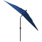 vidaXL Sombrilla de 3 niveles con poste aluminio azul azure 2,5x2,5 m vidaXL Sombrilla de 3 niveles con poste aluminio azul azure 2,5x2,5 m